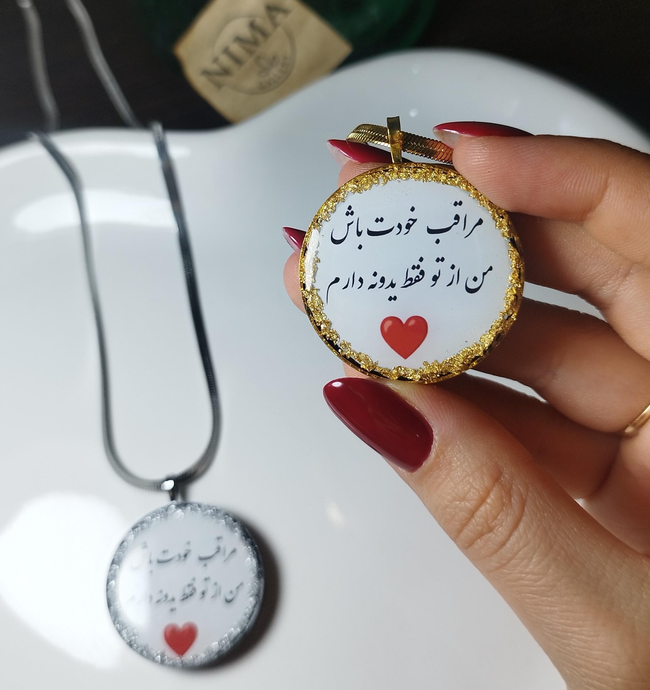 آویز ماشین با ورق طلا / ورق نقره